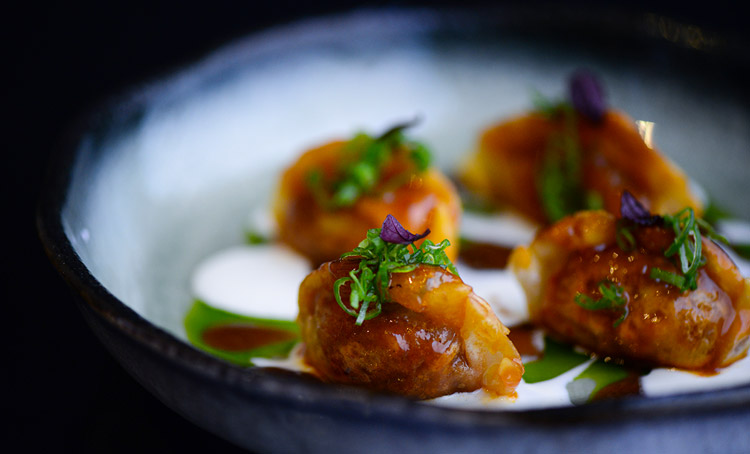 le asiatique gyoza foie gras
