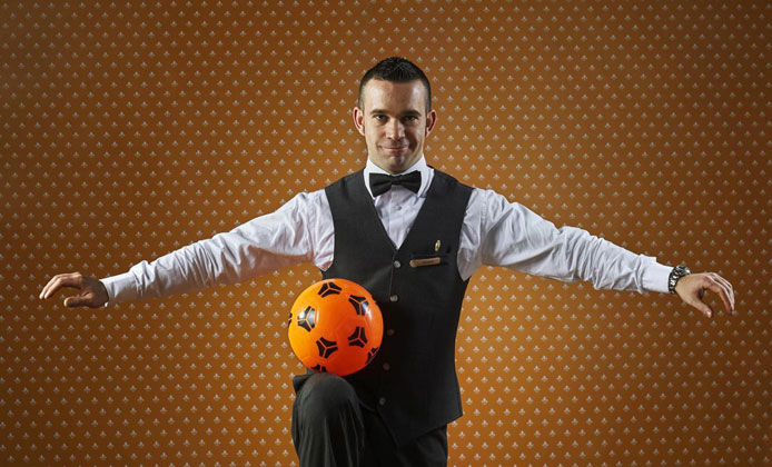 Bartender Edoardo Sandri Atrium Bar