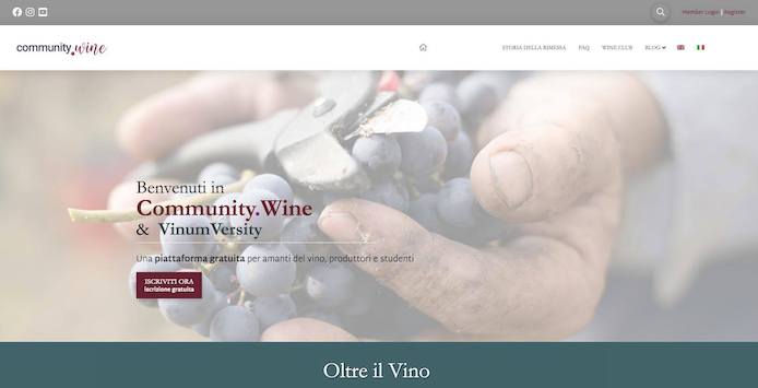 Communitywine e VinumVersity Rimessa Roscioli