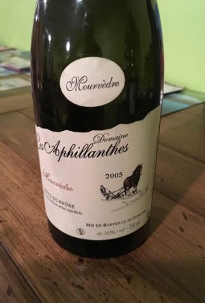 Côtes-du-Rhône Mourvedre 2005 Domaine les Aphillantes